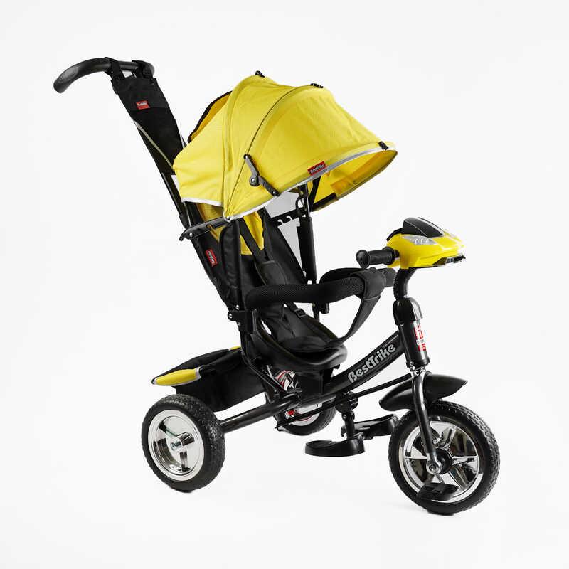 Велосипед 3-х колісний Best Trike КОЛЕСО ПІНА, d=25см переднє, d=20см задні, фара музична, USB, Bluetooth, в