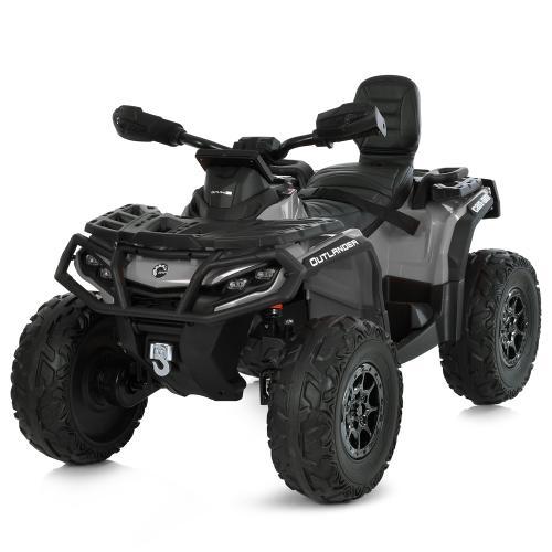 Квадроцикл M 6080EL-11(24V) (1шт) 4мотори200W, 1акум24V7AH, EVA, USB, TF, сірий