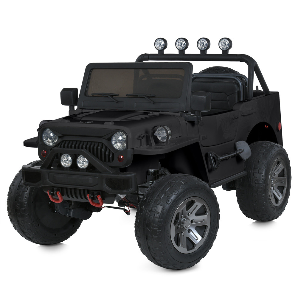 Джип M 6069EBLR-2(24V) (1шт) 2,4G р/к, 4*200W, 1*24V7AH, 3-місний, MP3, USB, BLUETOOTH, TF, EVA, шкіра,