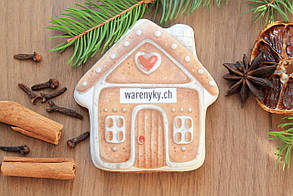 Пряник розписний с лого "Будинок"