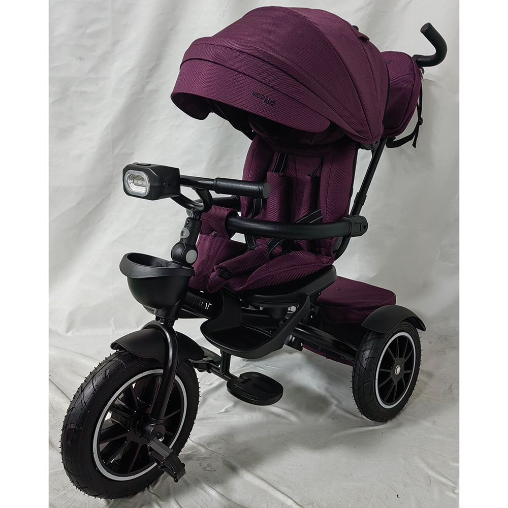 Велосипед ME 1193 MODENA Purple (1шт) 3 кол.гума а.п.(12/10) поворот сид.,швидкоз"ємні