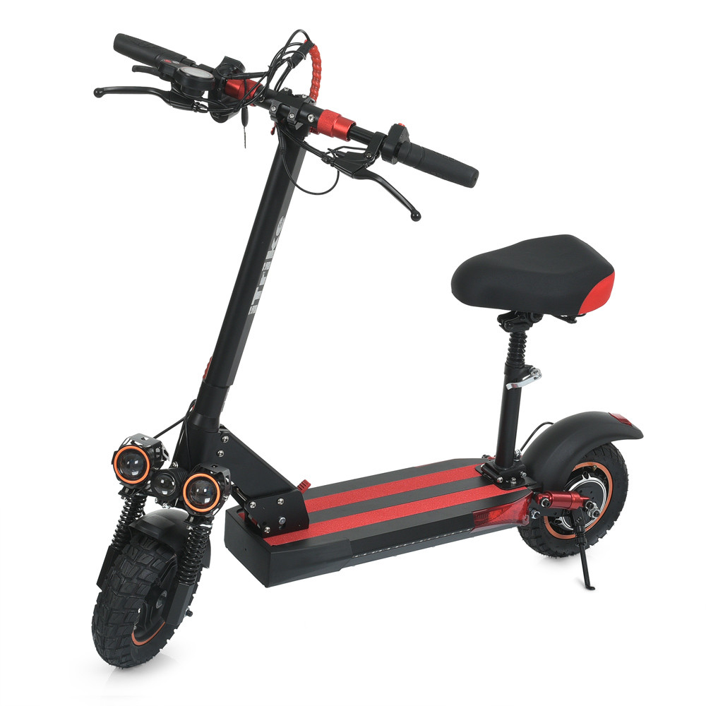 Електросамокат MES 1034S-1 (1шт) мот800W,бат48V10AH,10д.АП БК шини,світ,з сидінням,чорний