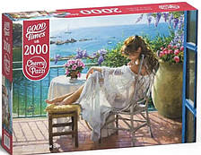 Пазли CherryPazzi 2000 "Красуня та синє море" 70x100 см