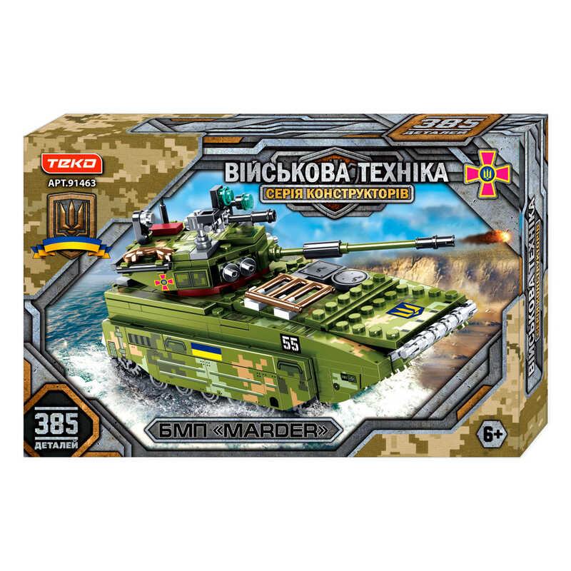 Конструктор "Військова техніка" "Teko", 385 деталей, БМП “MARDER”, в кор. /24-2/, фото 1