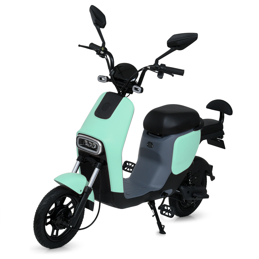 Електроскутер MES 1023-5 OSHIKA/BAT (1шт) мот500W,бат48V20AH,14-250 АП БК шини,світ, шкір.сид.,м"ятний