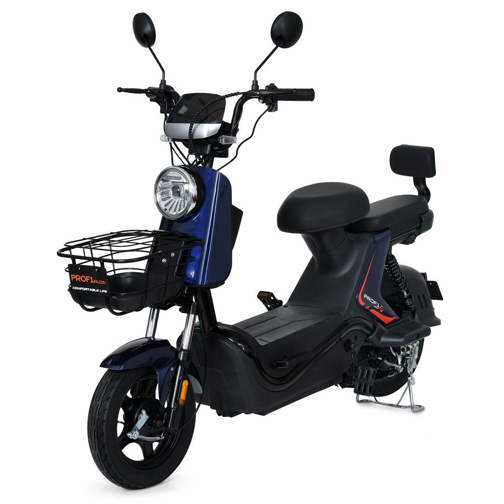 Електроскутер MES 1030-2 BOLT/BAT (1шт) мот500W,бат60V20AH, NFC-ф-ція, 14дм АП БК шини,світ, шкір.сид.,синій