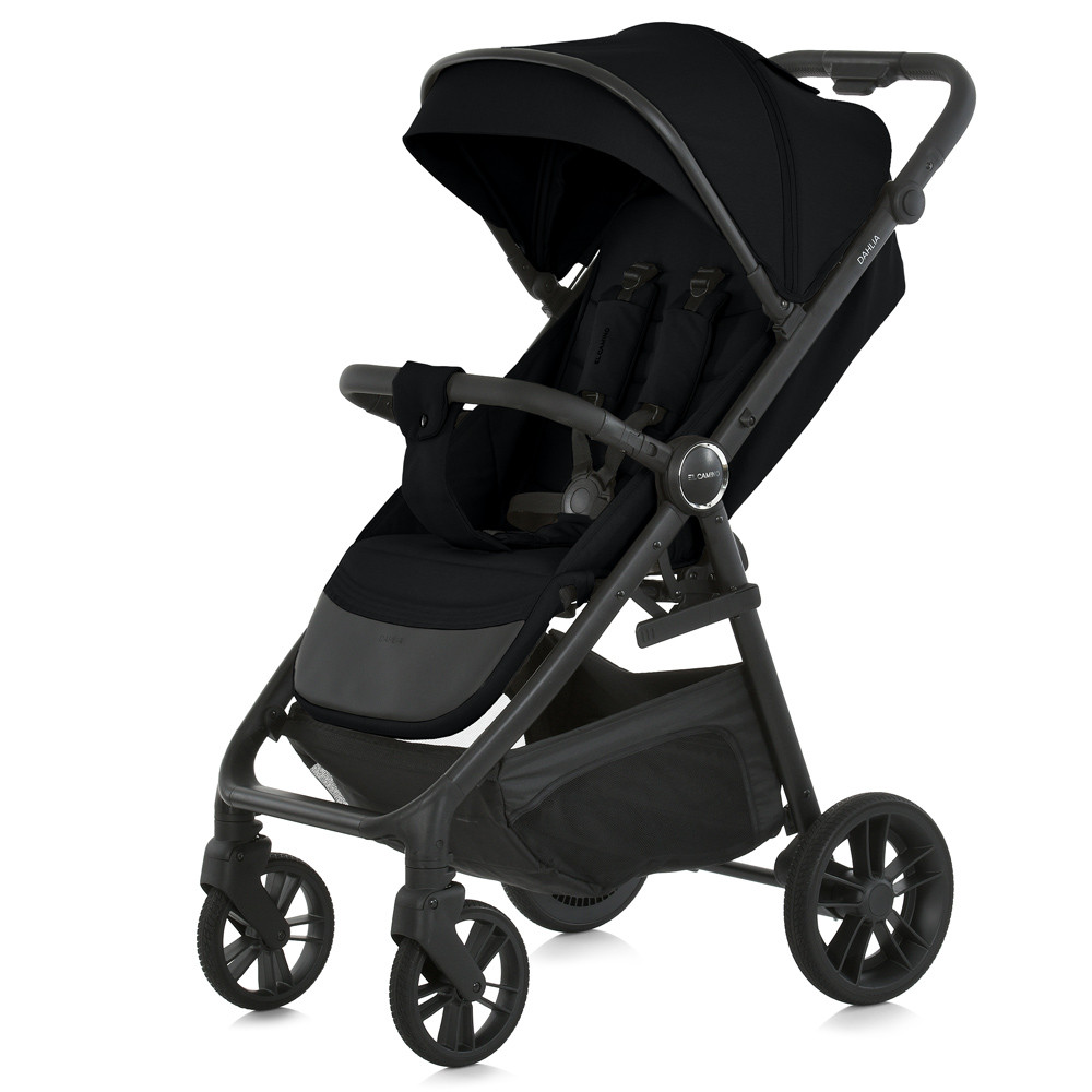 Коляска дитина ME 1181 DAHLIA Black (1шт) прогулянкова, до 22 кг, PU колеса 17,5/25,4 см, регулювання.ручка,