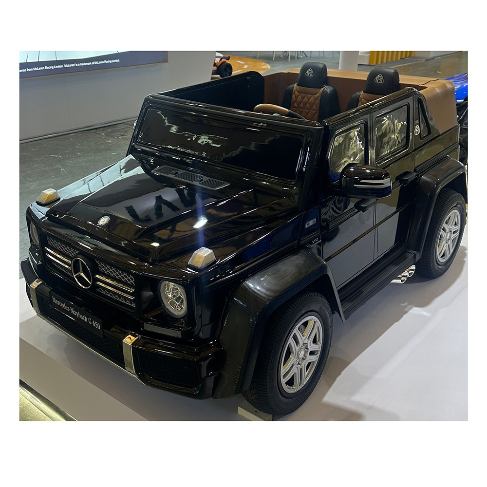 Джип M 6150AL-2(24V) (1шт) 1*24V200W, 1*24V10AH, гумов.колеса, BLUETOOTH, USB, шкіра, світло, чорний