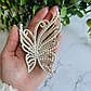 Крабик для волосся Метелик з камінцями, фото 2