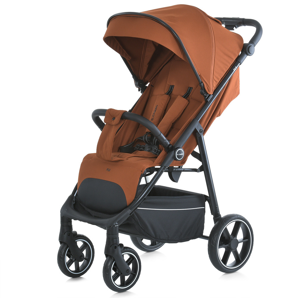 Коляска дитяча ME 1113-2 FIJI Ginger Orange (1шт) прогулянкова, регул.ручка, москітна сітка, алюмин, помар