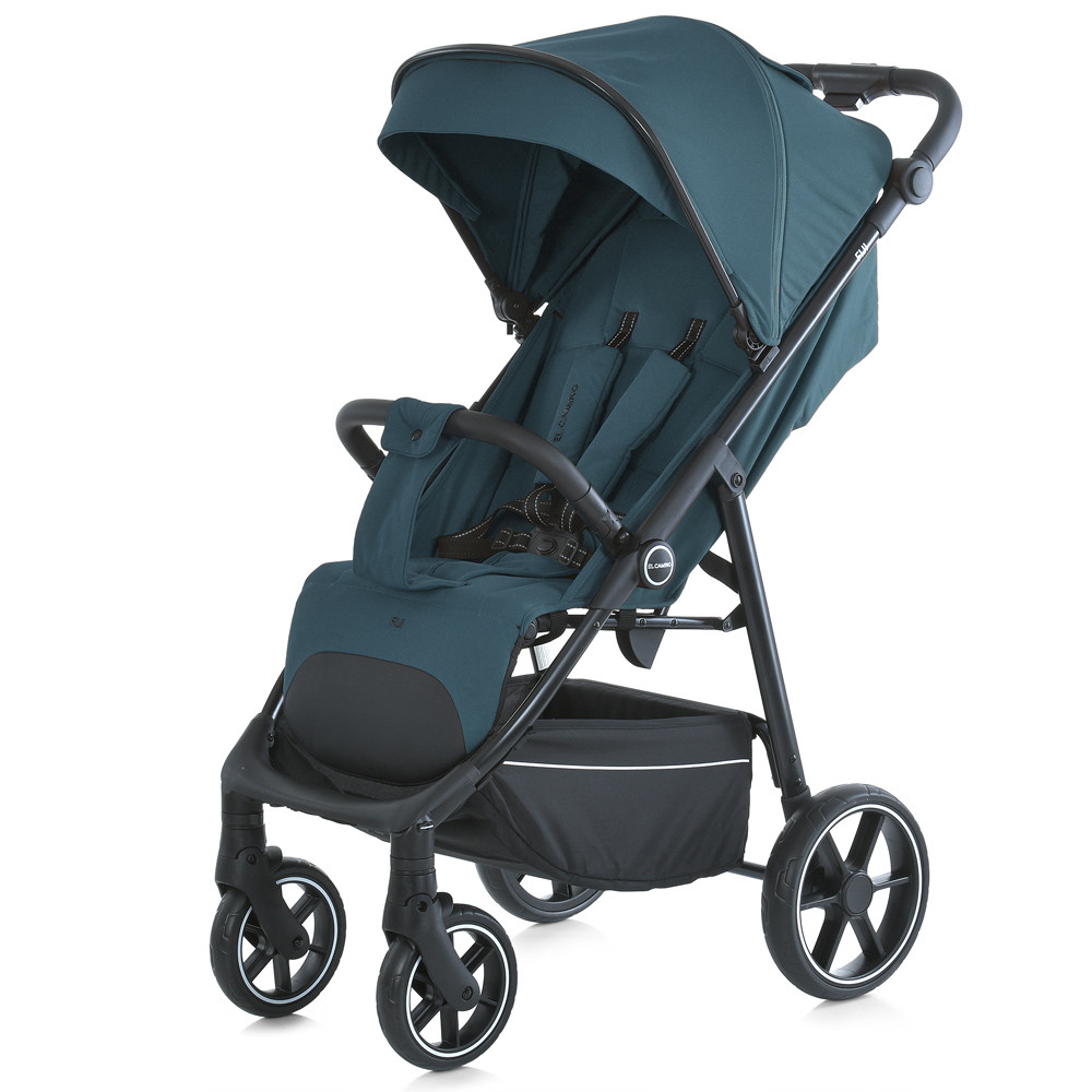 Коляска дитяча ME 1113-2 FIJI Lagoon Blue (1шт) прогулянкова, регул.ручка, москітна сітка, алюмин, зел
