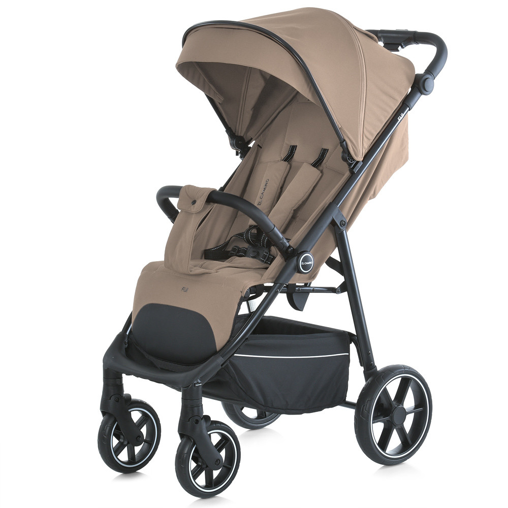 Коляска дитяча ME 1113-2 FIJI Tan Beige (1шт) прогулянкова, регул.ручка, москітна сітка, алюмин, беж