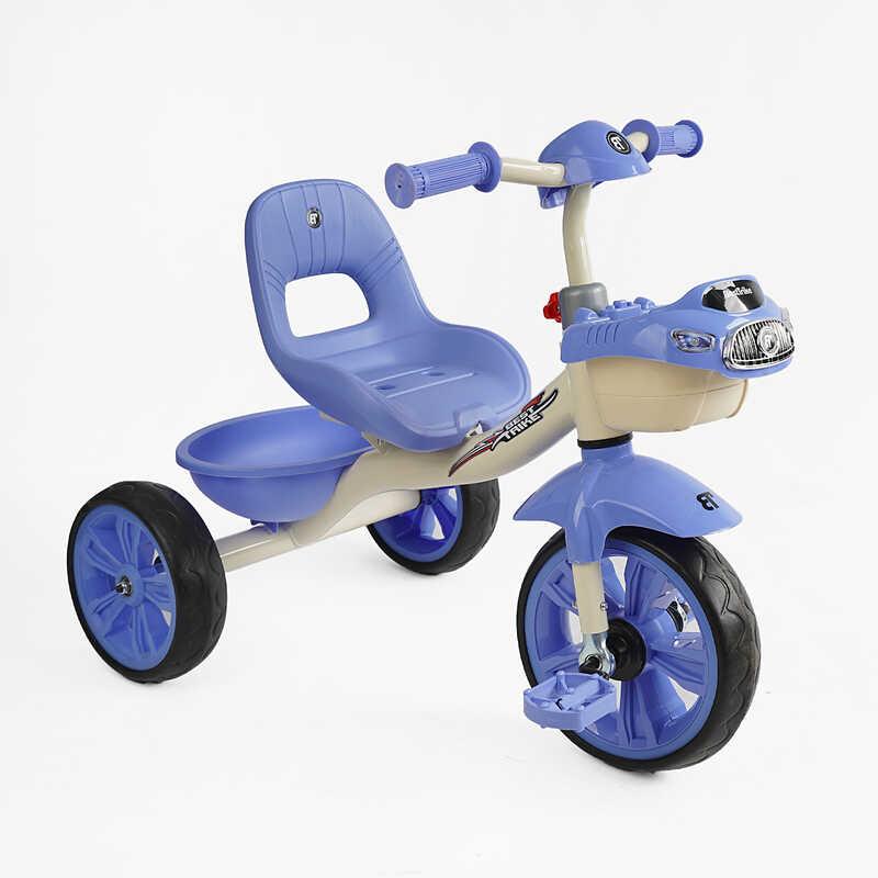 Велосипед 3-х колісний "Best Trike" колеса EVA переднє 10’’, заднє 8’’, сталева рама, УКР. ОЗВУЧУВАННЯ, кошик,