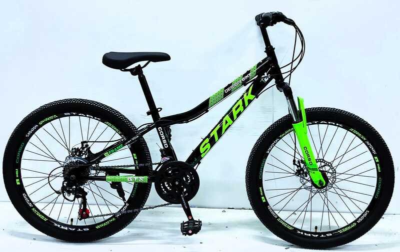 Велосипед Спортивний Corso «STARK» 24" дюйми рама сталева 12``, 21 швидкість SAIGUAN, зібран на 75% /1/