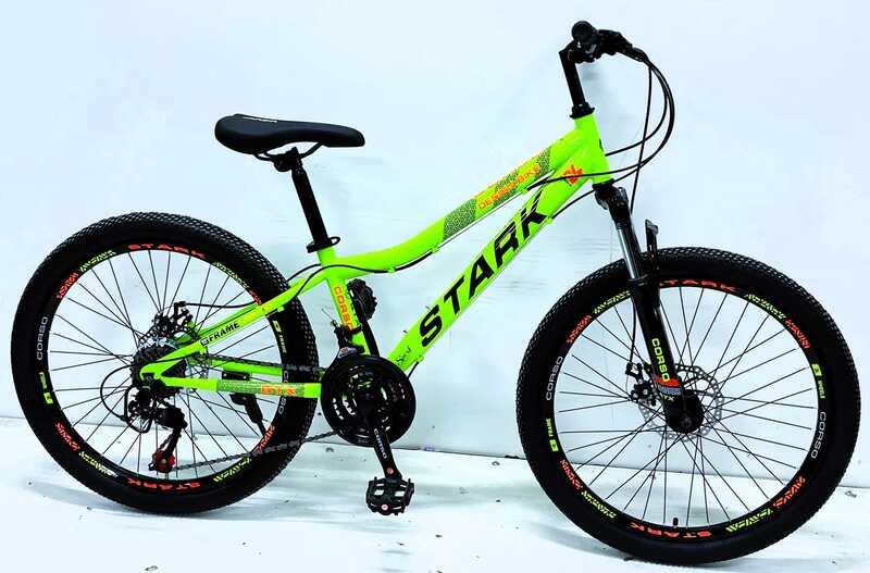 Велосипед Спортивний Corso «STARK» 24" дюйми рама сталева 12``, 21 швидкість SAIGUAN, зібран на 75% /1/