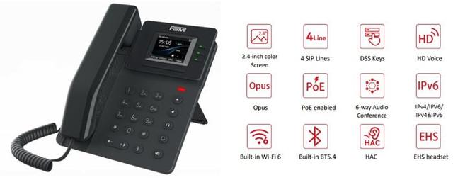 Fanvil V60 - 2 моделі IP телефонів з різними можливостями