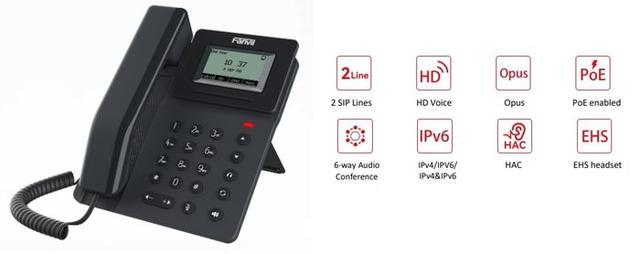 Fanvil V50 - недорогий IP телефон початкового рівня