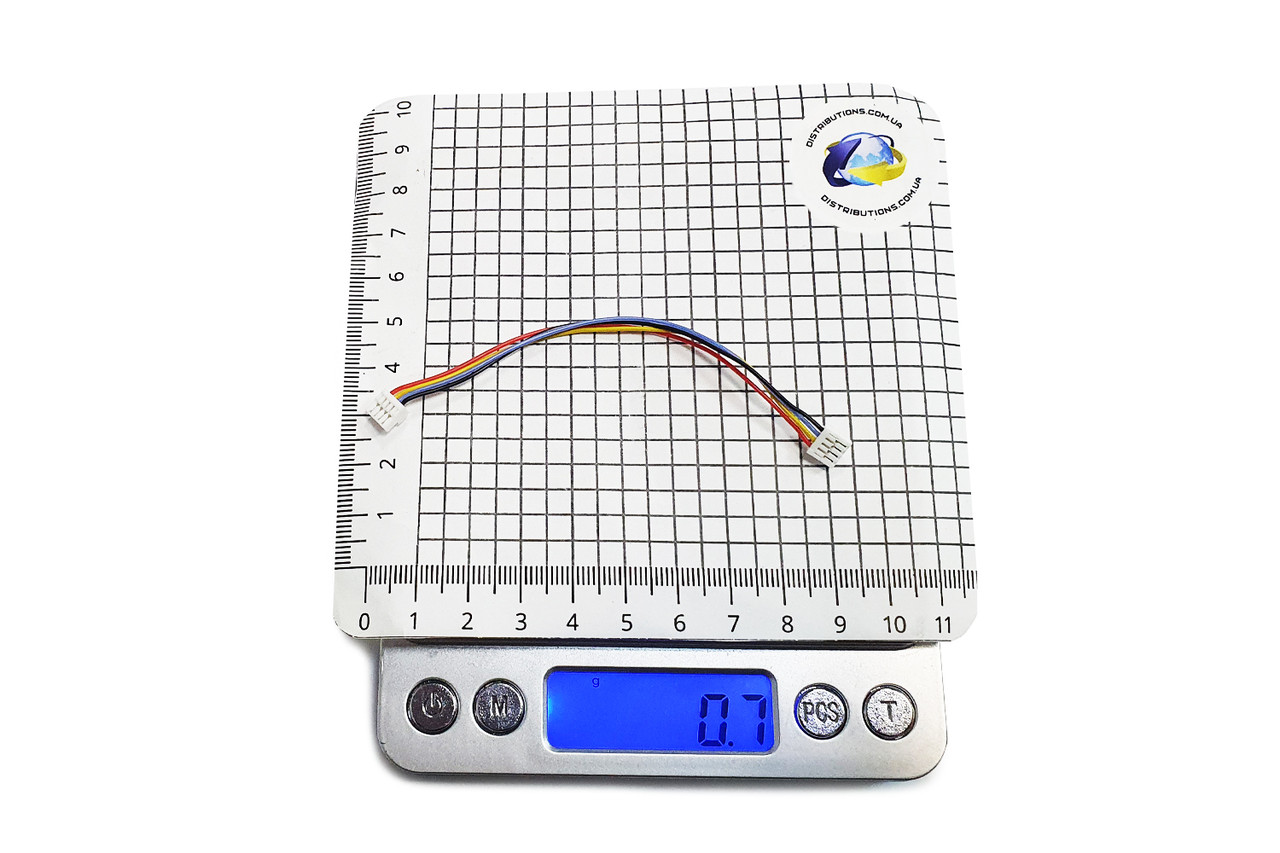 50 шт - Кабель силіконовий Micro JST-GH F 4 pin - Micro JST-GH F 4 pin (95 мм), фото 1