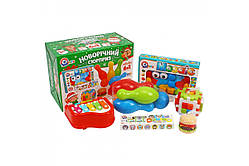 Набір іграшок, що розвивають ТехноК 6 в 1 , мозаїка, боулінг, сортер, піаніно, 8829