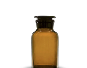 Бутиль для реактивів темне скло, 125 мл.