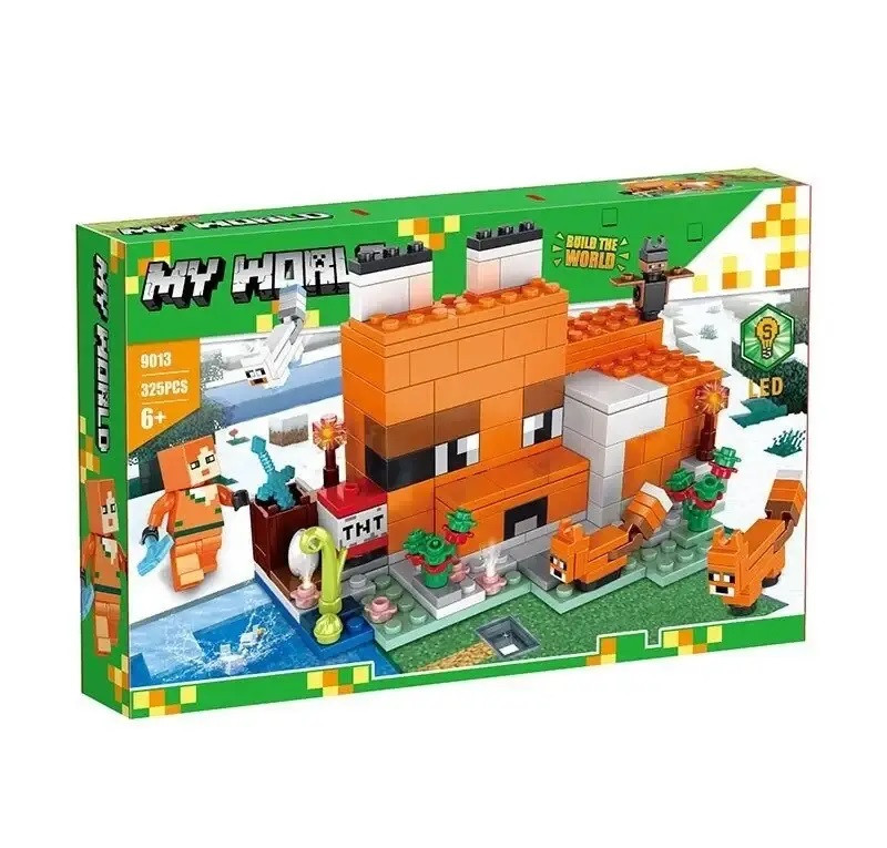 Конструктор пластиковий MyWorld Лисяча нора (325 дет.) 9013