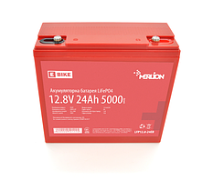 Літій-залізо-фосфатний акумулятор Merlion LiFePO4 12.8V 24AH (166x77x167) для електротранспорту, 5000 циклів, Q6