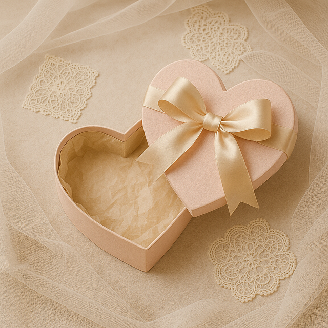 Подарункова коробка-серце
