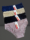 Трусики жіночі мереживні №5682 р.40 42 44. Від 6шт по 29грн, фото 2