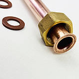 Шланг патрубок FLEXY CUPRUM мідний 50 см (0,50м) 1/2" ВВ, фото 3