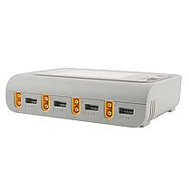 Зарядний пристрій ToolkitRC Q4AC XT60 4x50W AC/DC вбудований блок живлення 100W, фото 5