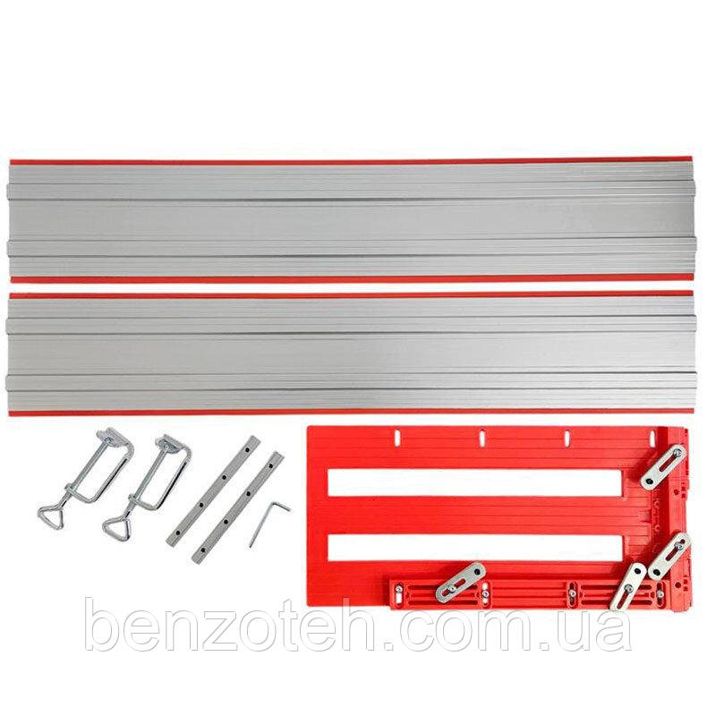 Універсальна напрямна рейка Titan USSS152 із затискачами на 1,5 метра (2х0,75 мм.), фото 1