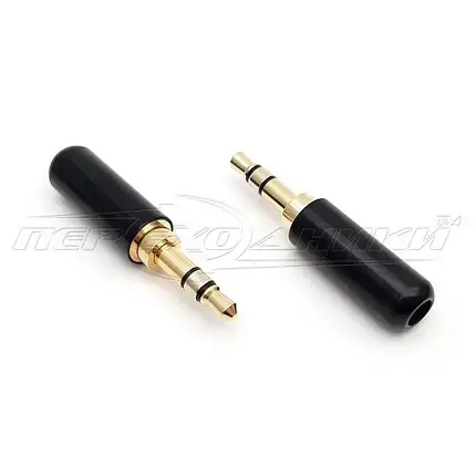 Роз'єм штекер 3.5 мм стереоміні, фото 1