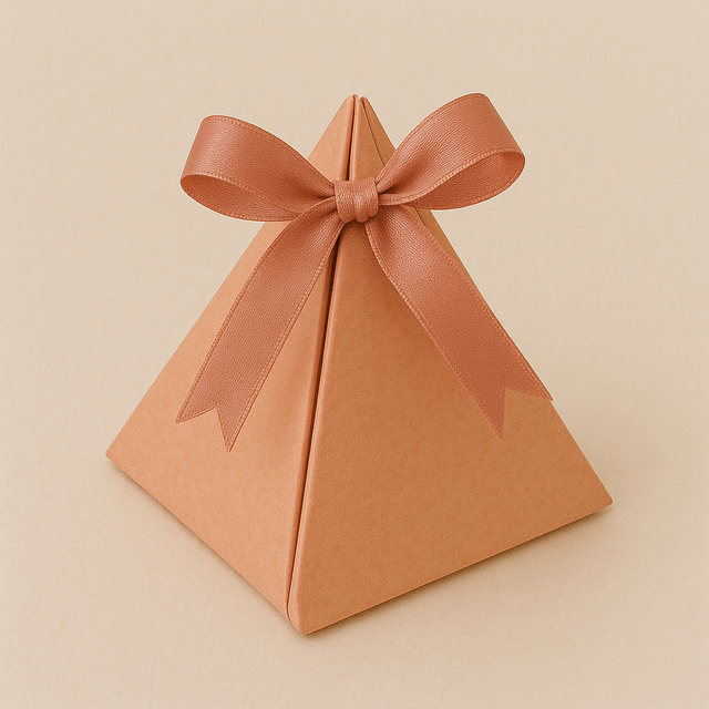 Подарункова коробка-пірамідка