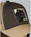 Бейсболка жіноча із сіткою вишивкою регульований розмір 56-59 см, фото 2