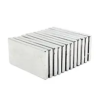 Неодимові магніти 30х10х2 мм N35 (10 шт)