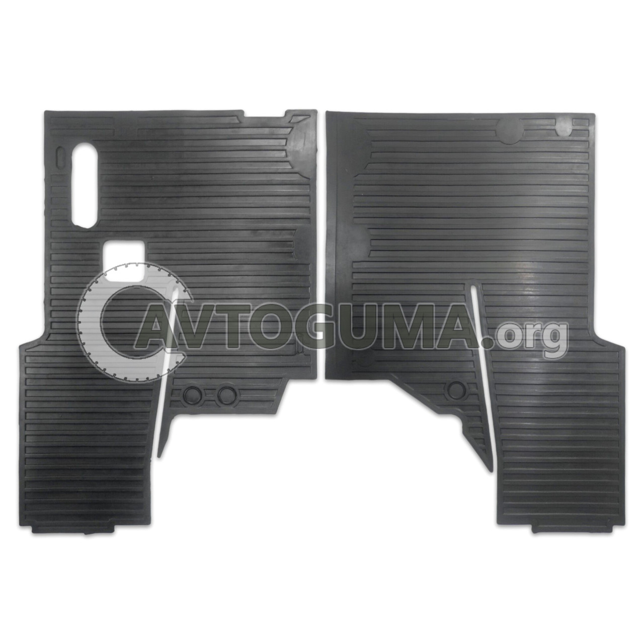 Комплект гумових килимків кабіни МТЗ (80-6702332/333)