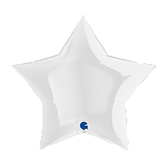 36" GRABO-ГР 017 ЗІРКА Пастель Біла | White (УП)