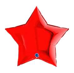 36" GRABO-ГР 025 ЗІРКА Металік Червона | Red (УП)