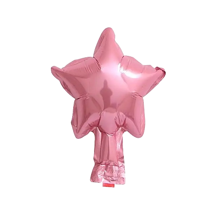 4" КИТАЙ-КТ 022 ЗІРКА Металік Рожева | Pink, фото 1