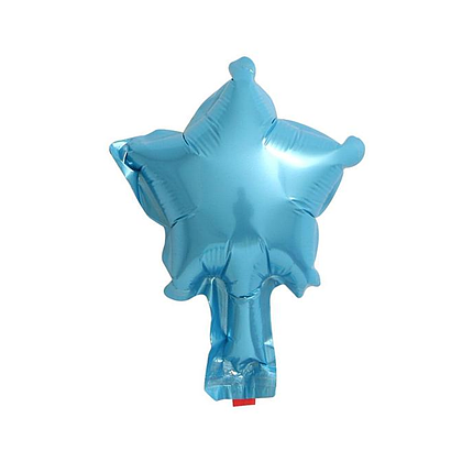 4" КИТАЙ-КТ 023 ЗІРКА Металік Блакитна | Light Blue, фото 1