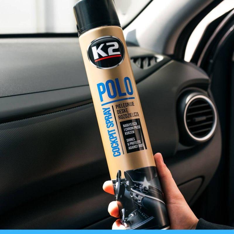 Поліроль для панелі K2 Polo Cockpit 750 ml Green Apple зелене яблуко K407ZJ1