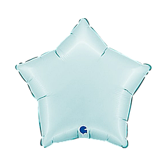 18" GRABO-ГР 038 ЗІРКА Сатин Світло-Блакитне | Satin Pastel Blue