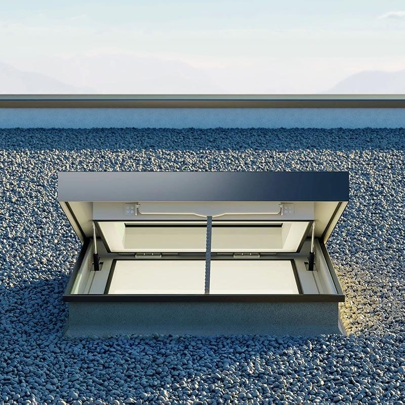 Roto OnTop Tronic вікно для плоского даху (1200×600 мм)