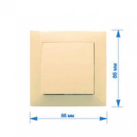 Вимикач RIGHT HAUSEN VELENA 1-й внутрішній крем