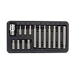 Набір біт HEX 1/2" 15 шт S2 (пласт кейс) Ultra (4013212)