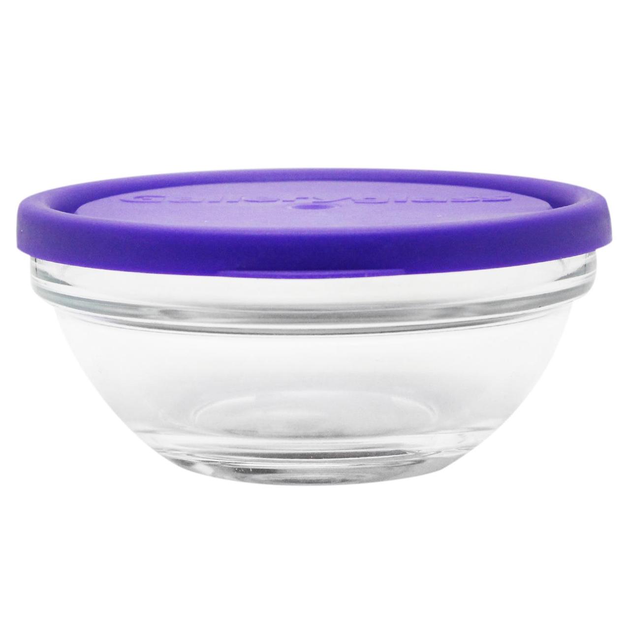 Салатник Galleryglass з кришкою 12см 300мл, фото 1