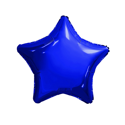 9" КИТАЙ-КТ 027 ЗІРКА Металік Темно-синя | Dark Blue, фото 1