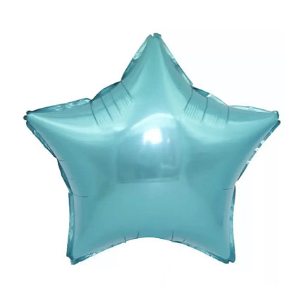 9" КИТАЙ-КТ 025 ЗІРКА Металік Бірюзова | Turquoise, фото 1