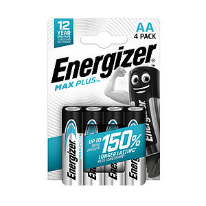 Батарейки AA (LR6) Energizer Max Plus Alkaline (1.5v) 4шт.
