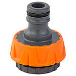 Адаптер для конектора 1/2" універсальний в/р 1/2"× 3/4" (ABS+TPR) FLORA (5015834)